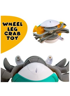 UKR Crawling Sensory Musical Crab Toy – Light-Up Walking Crab for Babies & Toddlers | Obstacle-Avoiding Toy for 3-12 Months | Interactive Crawling Crab with Music & Lights | Perfect Tummy Time Toy for Infants | Educational Sensory Play for Toddlers – Blue - pzsku/ZE947FA3ADFC7F2D0953AZ/45/_/1699450179/e551f769-d4b8-4526-b3ad-88790c560c47