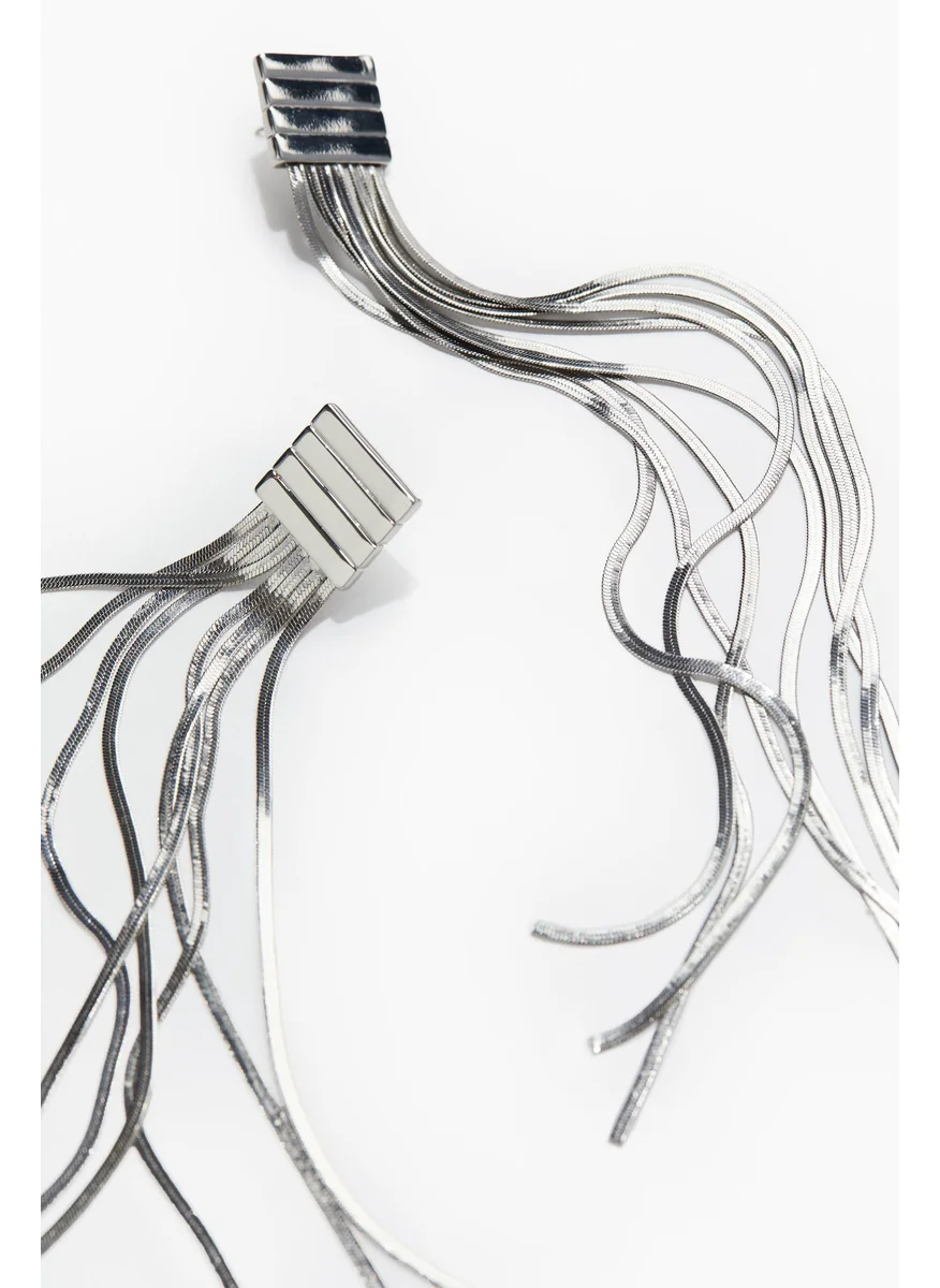 H&M Herringbone Chain Earrings