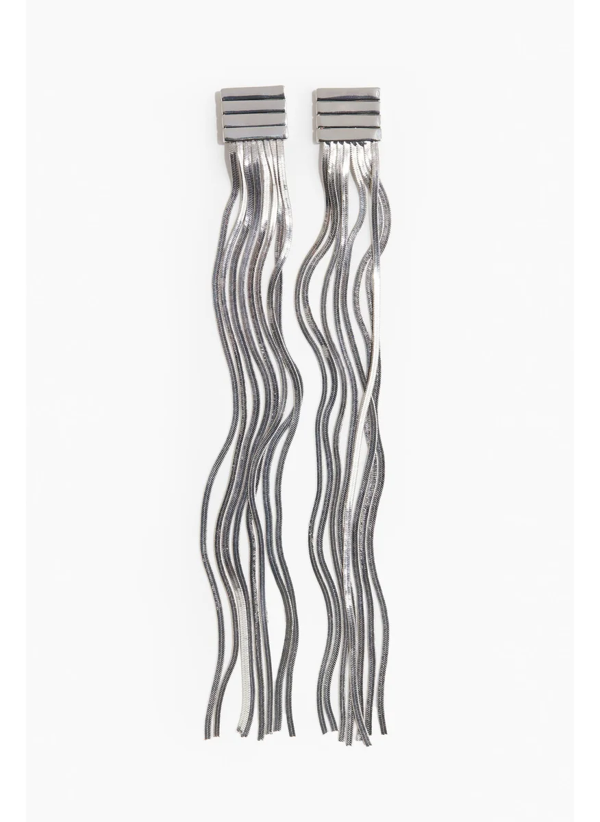 H&M Herringbone Chain Earrings