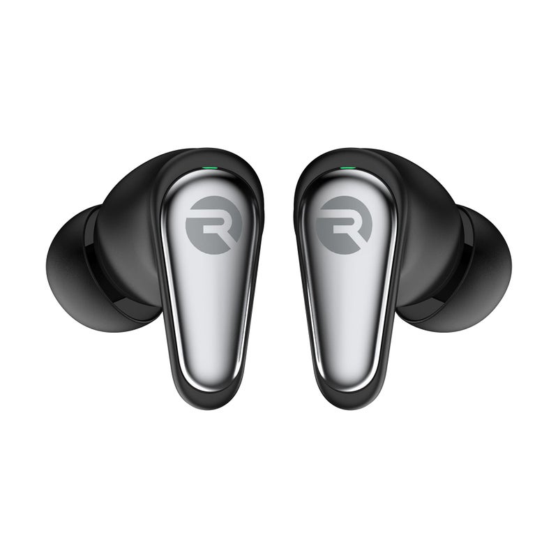 Raycon Pro Earbuds Wireless Bluetooth + 6 Microphones with Hybrid Active Noise Canceling, Sweat & Water-Resistant Earphones, Premium Wireless Ear Buds Bluetooth 40 Hours Playtime (Black) - Image 1