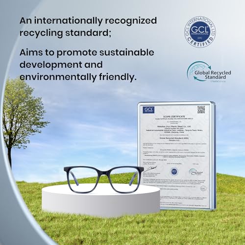 Cyxus Blue Light Blocking Glasses for Women Men Computer Glasses Gaming Reading Upcycled Anti-blue Blockers Eyewear - Image 2