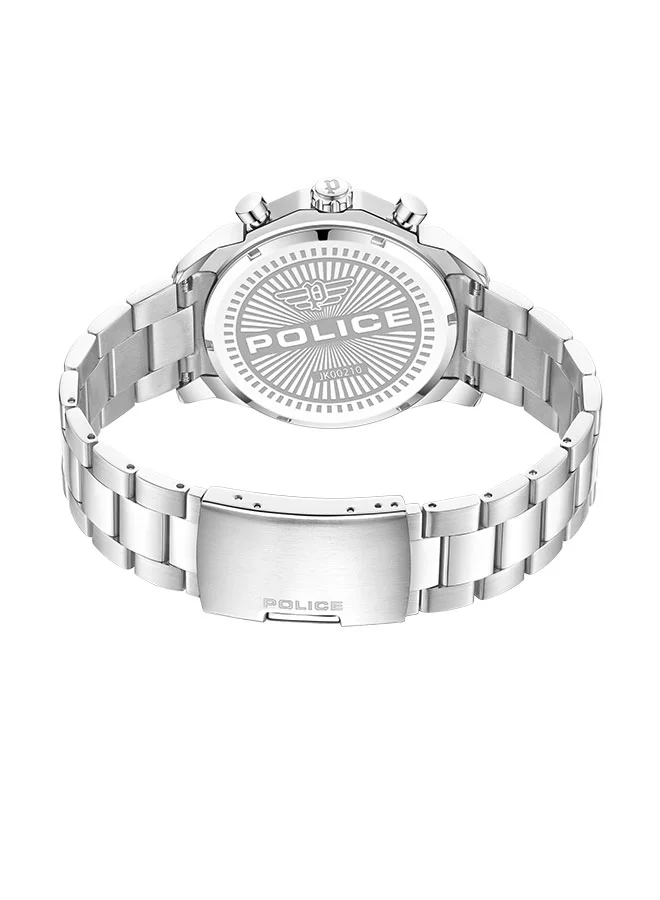 POLICE Rangy 44mm Men's Multifunction Watch with Stainless Steel Bracelet