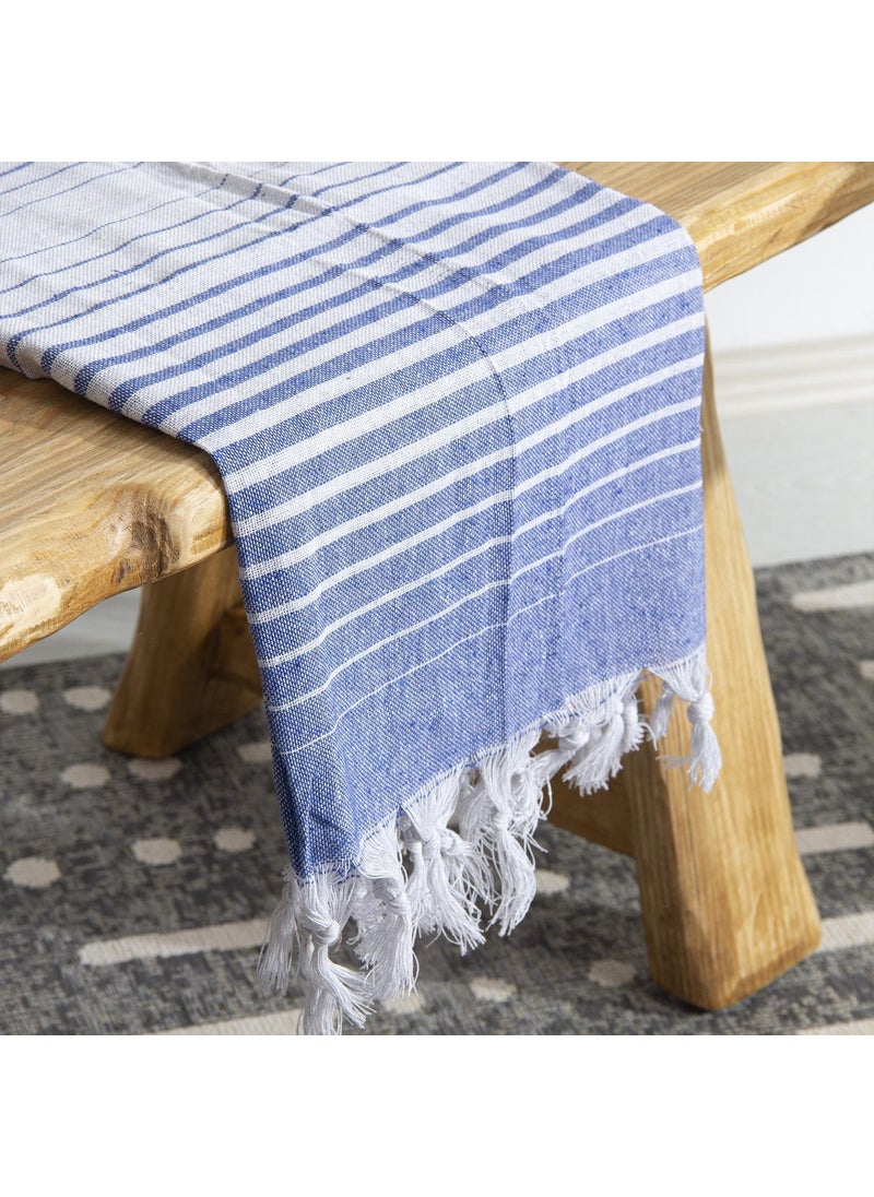 Homedius - Cotton Loincloth Alagra Blue Set of 2 - Image 1
