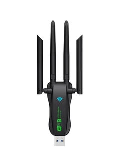نيبمينينت بطاقة شبكة لاسلكية USB3.0 بسرعة 600M، مزدوجة النطاق 5.8G للكمبيوتر، جهاز استقبال واي فاي متصل بالهاتف المحمول، إشارة نقطة ساخنة تمر عبر الجدار  - Image 2