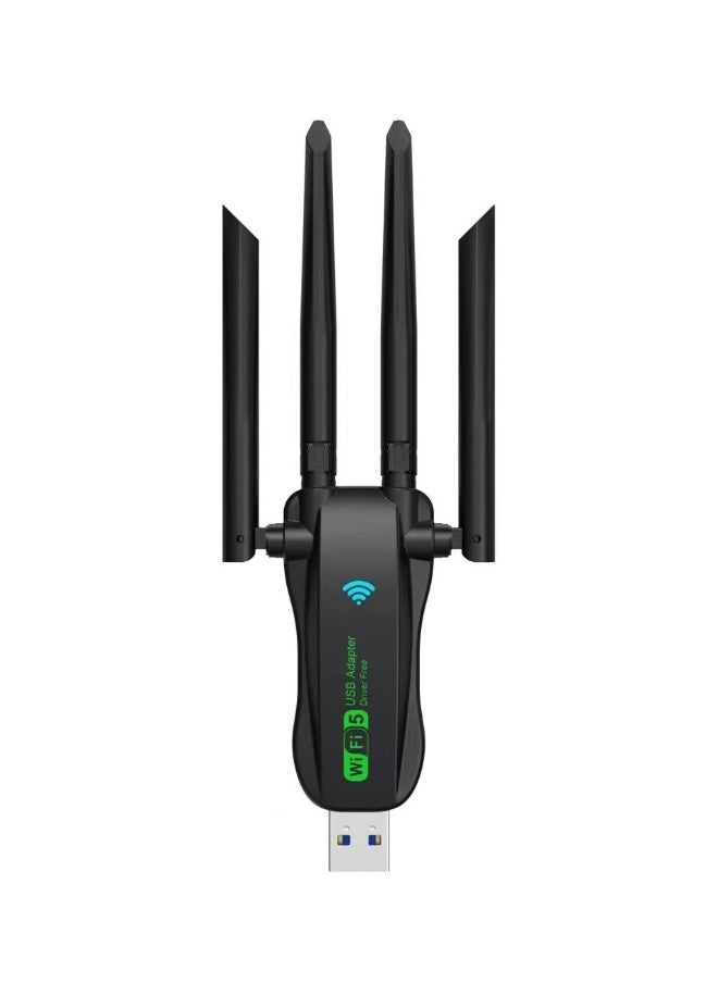 NIBEMINENT USB3.0 600M wireless network card, 5.8G dual-band computer, wifi receiver connected to mobile phone, hotspot signal through the wall  - Image 2