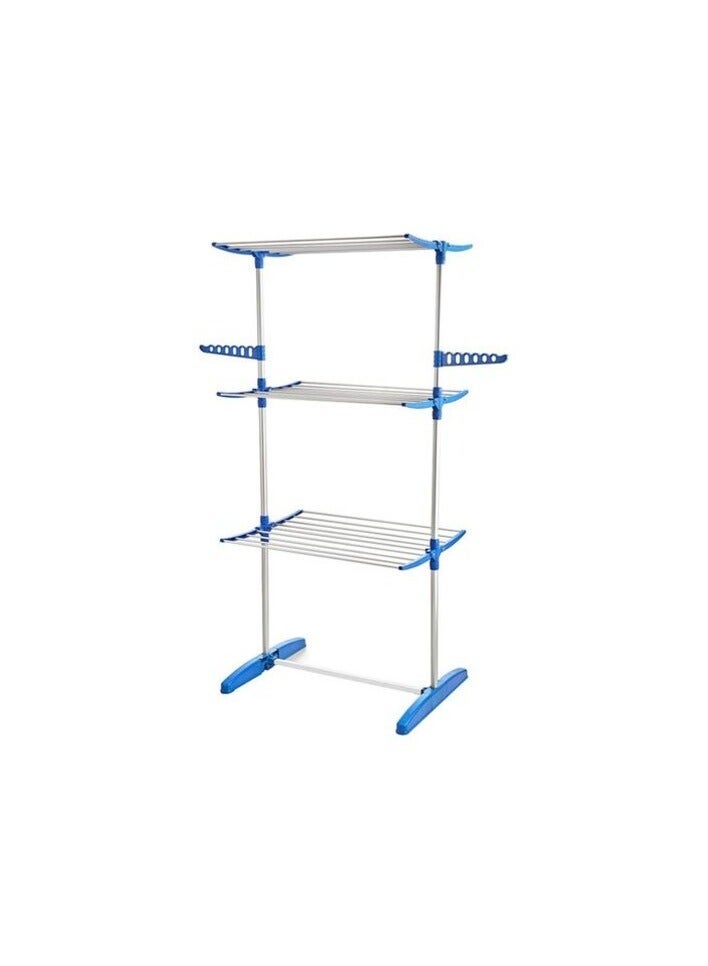 راكسوم حامل تجفيف الملابس بعمود واحد لون أزرق 25 متر