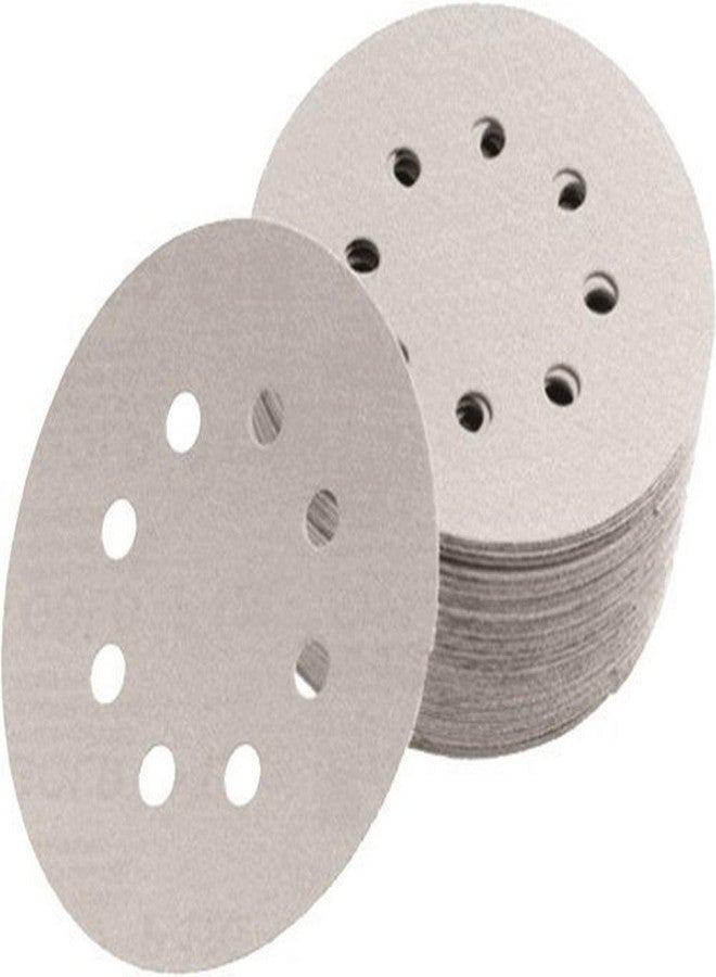 Norton 04033 5-Inch 5 and 8 Hole P80 3X Hook and Loop Discs, 50-Pack