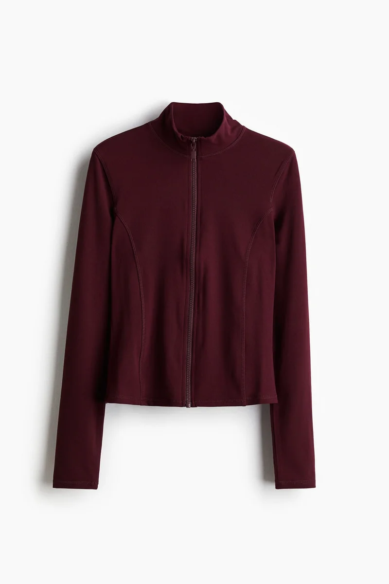 H&M Zip-through jersey top