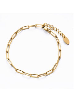 Adjustable Chain Link Bracelet for Women | 18k Gold Plated and 925 Sterling Silver | Dainty Chain Simple Jewelry for Girls & Women - pzsku/ZE9485B6256191CA62838Z/45/_/1727621862/63d9b0e1-9889-4574-9f2e-6bff4d93cab1