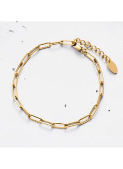 Adjustable Chain Link Bracelet for Women | 18k Gold Plated and 925 Sterling Silver | Dainty Chain Simple Jewelry for Girls & Women - pzsku/ZE9485B6256191CA62838Z/45/_/1727622013/96c47e1d-45c9-4556-80f5-a737b1567db2