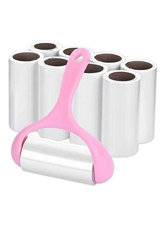 Lint Roller, Super Sticky Pet Hair Remover Kit with 9 Refills, Adhesive Lint Brush for Clothes,Carpet, Car Seats, Dust,Dogs, Cats Assorted 11.5x20cm - Image 1
