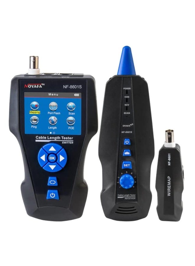 NOYAFA NF-8601S TDR Cable Tester For Network/BNC Coaxial/Telephone Cables with Troubleshooting Features of Length, Distance to Fault, Graphic Wire Mapping, Opens, Shorts, PoE, PING - Image 3
