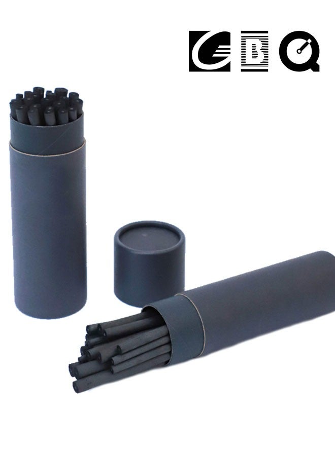 40PCS Monochrome Natural Charcoal 3-9mm Painting Supplies