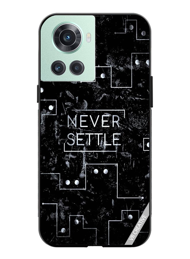 VR CREATIVE Protective Case Cover For OnePlus Ace Never Settle Design Multicolour - Image 1
