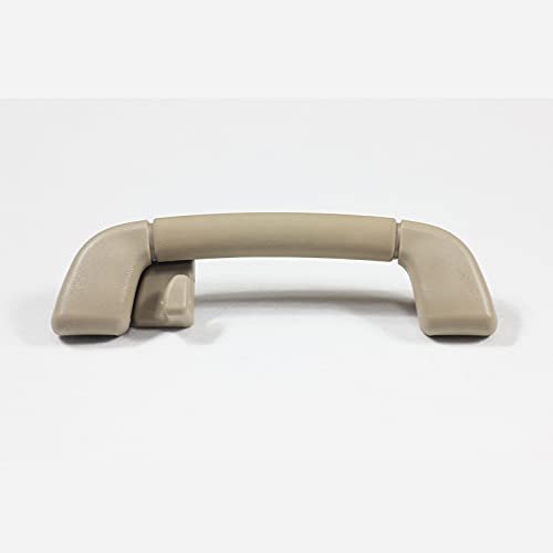 Krobelus Auto Roof Pull Handle Grab Rail Grey with Hook for Toyota Camry (XV40) 2007-2011 Avalon 05-12 OEM:74610-30240 (Rear Left Handrail with Coat Hook(Beige) 1Pcs) - Image 1