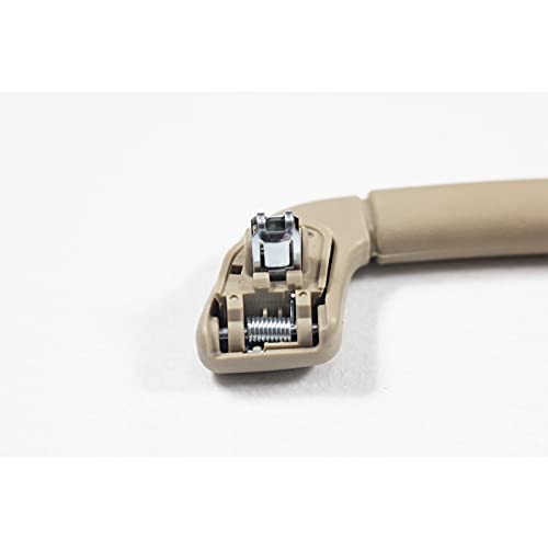 Krobelus Auto Roof Pull Handle Grab Rail Grey with Hook for Toyota Camry (XV40) 2007-2011 Avalon 05-12 OEM:74610-30240 (Rear Left Handrail with Coat Hook(Beige) 1Pcs) - Image 3