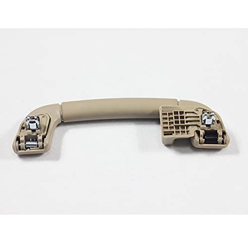 Krobelus Auto Roof Pull Handle Grab Rail Grey with Hook for Toyota Camry (XV40) 2007-2011 Avalon 05-12 OEM:74610-30240 (Rear Left Handrail with Coat Hook(Beige) 1Pcs) - Image 2