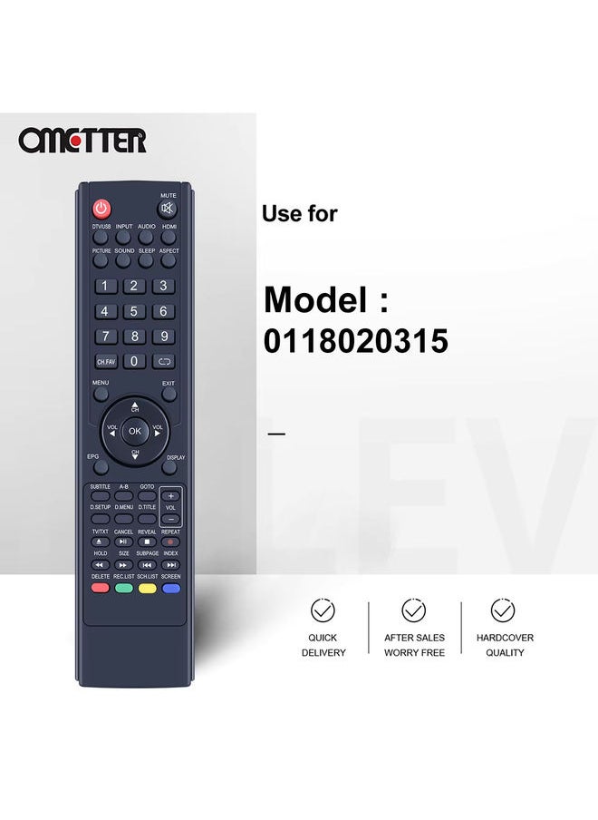 OMETTER - NEW 0118020315 For TEAC TV/AUDIO Remote Control 0118020315 - LCDV3256HDR LCDV2681FHD LEDV32U83HD LE55AZFHD - Image 1