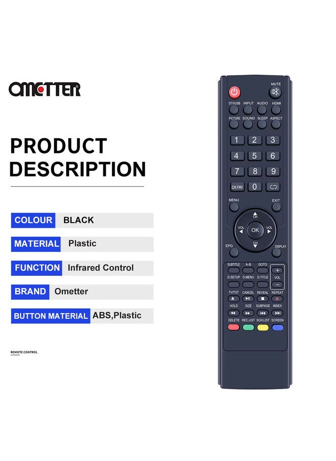 OMETTER - NEW 0118020315 For TEAC TV/AUDIO Remote Control 0118020315 - LCDV3256HDR LCDV2681FHD LEDV32U83HD LE55AZFHD - Image 1