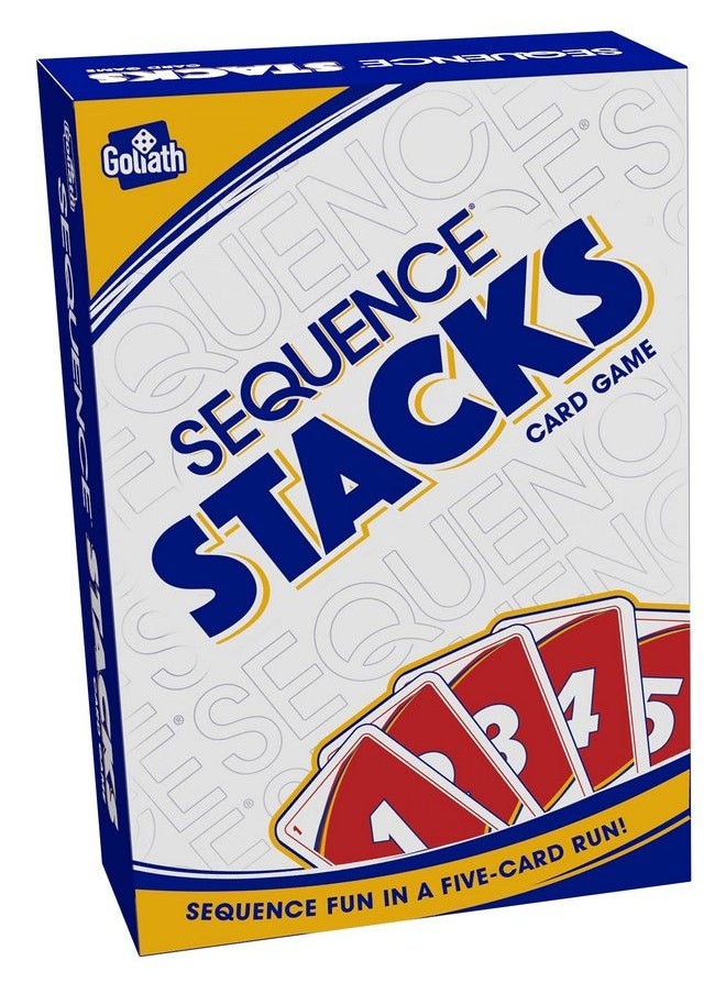 Goliath - Sequence Stacks Card Game  Sequence Fun In A FiveCard Run White - Image 1