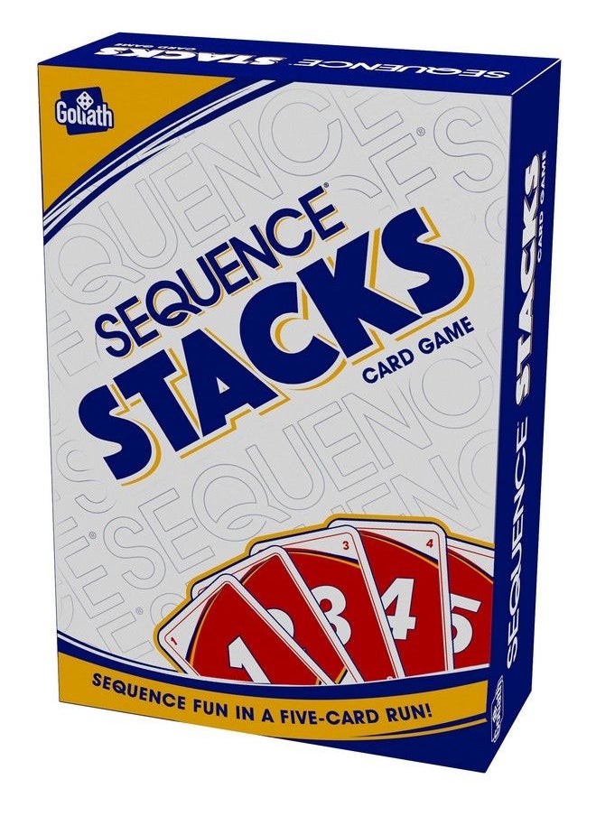 Goliath - Sequence Stacks Card Game  Sequence Fun In A FiveCard Run White - Image 1