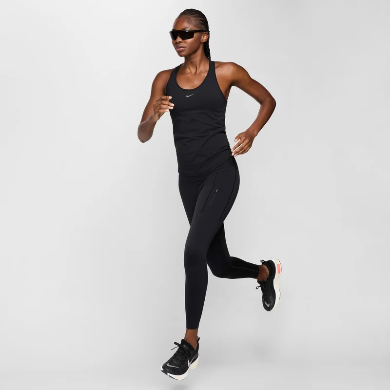 Nike Black Women's Swift Dri-FIT Wool Running Tank Top for Women | Best Price UAE