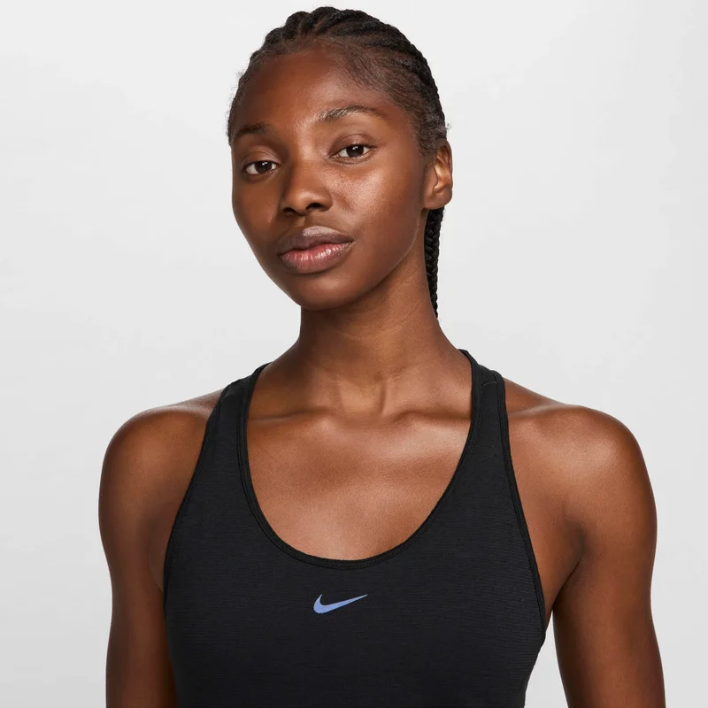 Nike Black Women's Swift Dri-FIT Wool Running Tank Top for Women | Best Price UAE
