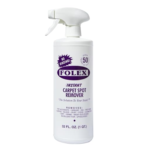 FOLEX Instant Carpet Spot Remover Carpet Cleaner - 32 oz - Removes Pet Accidents, Grease, Red Wine and More - Image 1