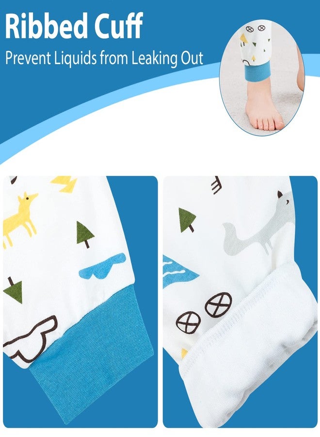 MooMoo Baby Waterproof Diaper Pants for Potty Training 2 Packs Nighttime Diaper Short for Boys - Image 4