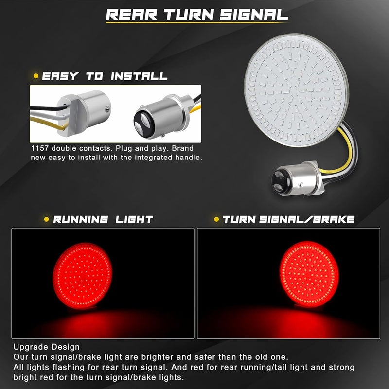 NTHREEAUTO 1157 LED Turn Signal Light Kit - Image 4