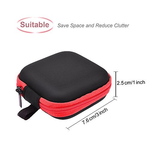 Sunmns 5 Pieces in Ear Bud Earphone Headset Headphone Case Mini Storage Carrying Pouch Bag - Image 3