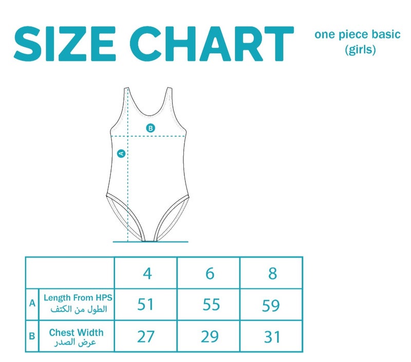 Onda Quick-Dry Stretch Lycra Swimsuit for Girls - Image 2