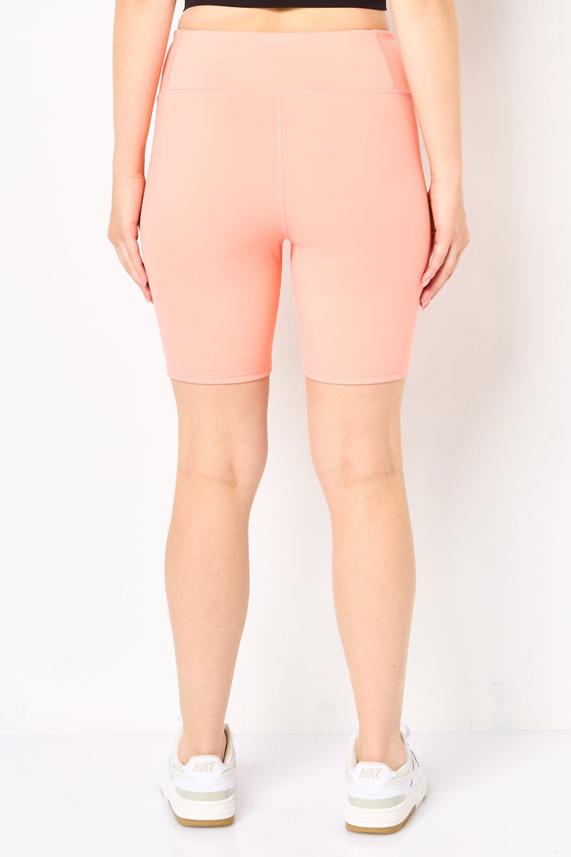 Reebok Women Sportswear Fit Cycling Shorts, Peach - Image 4