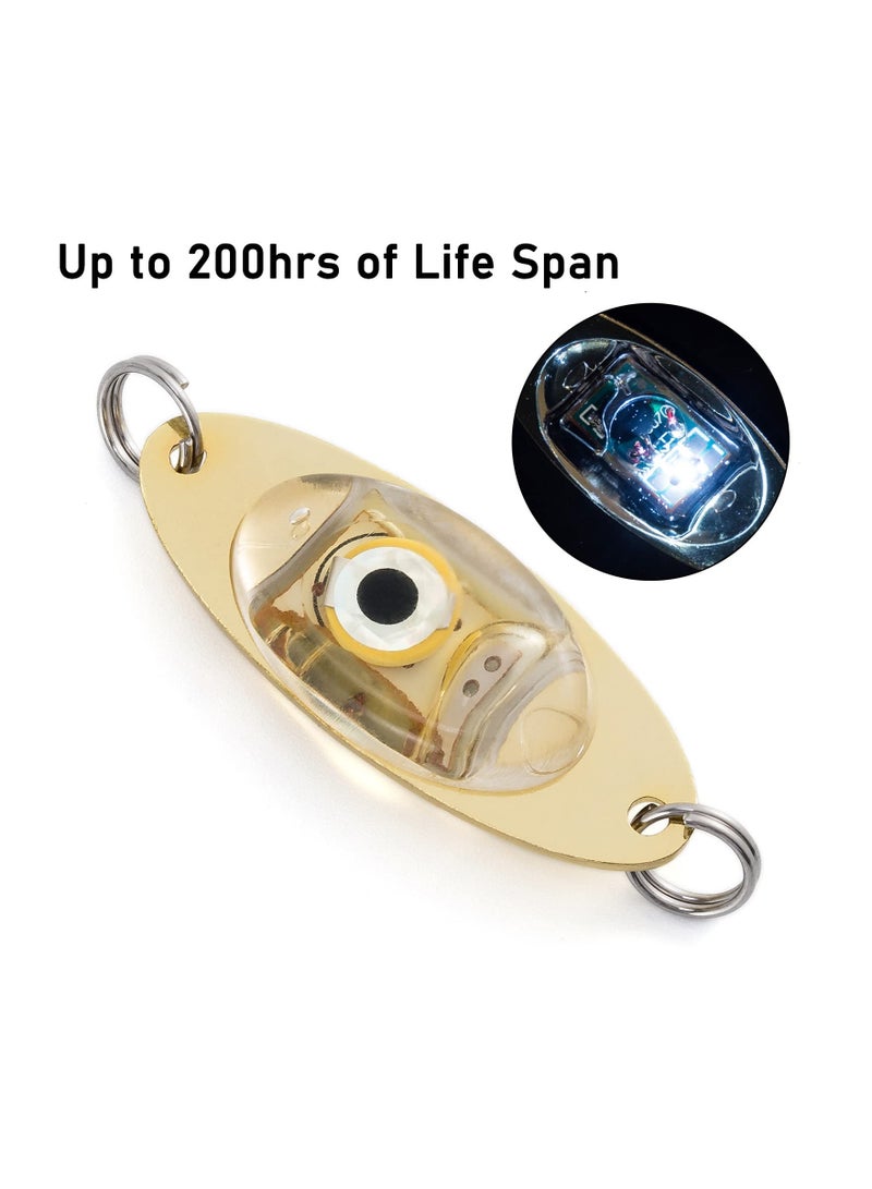 SOLARAE Deep Drop Fishing Light LED Fishing Lures Kit Deep Drop Fishing Lights LED Fishing Spoons Underwater Flasher Diamond Lights Let Flashing Fishing Light - Image 3