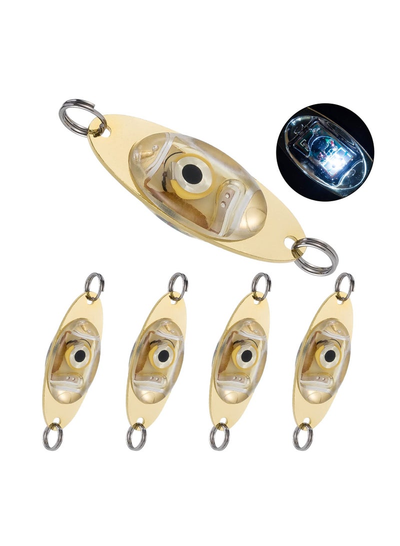 SOLARAE Deep Drop Fishing Light LED Fishing Lures Kit Deep Drop Fishing Lights LED Fishing Spoons Underwater Flasher Diamond Lights Let Flashing Fishing Light - Image 1
