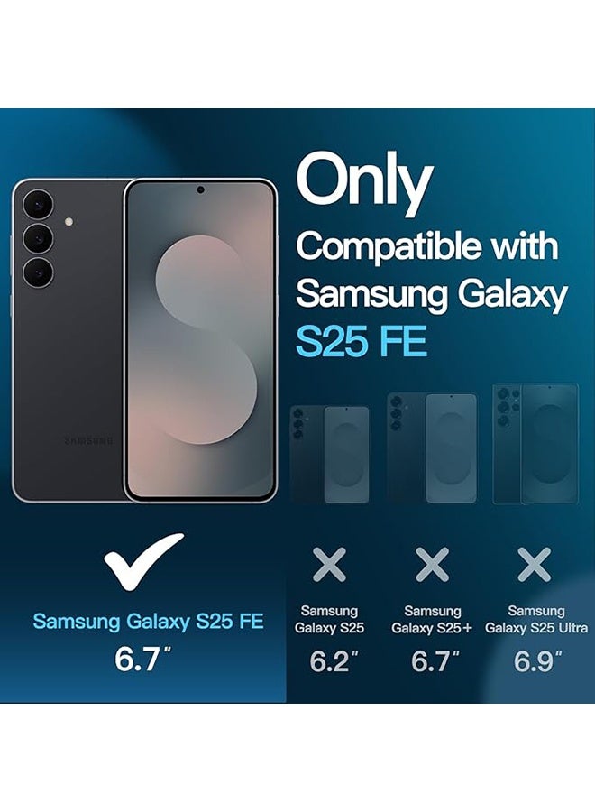 3 Pack Samsung Galaxy S25 FE 5G Screen Protector, 9H Tempered Glass Screen Protector for Samsung Galaxy S25 FE 5G, Full Coverage Bubble-Free Tempered Film, Anti-Scratch Film - Image 2