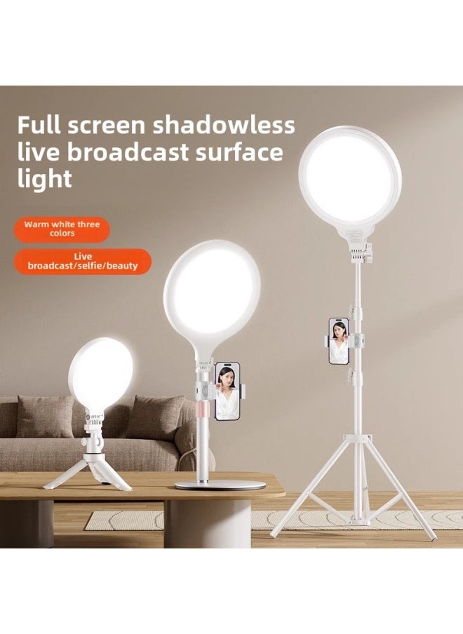 Generic - Live Beauty Light Anchor Dedicated Desktop Floor Light Self-timer Short Video Soft Light Full Screen Light-Specifications: Desktop Fill Light*2+floor Fill Light+chin Light - Image 1
