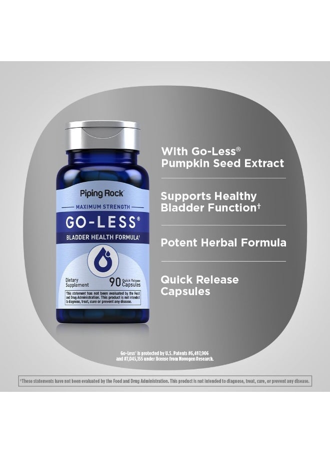 Go-Less Bladder Control (Maximum Strength) 90 Capsules