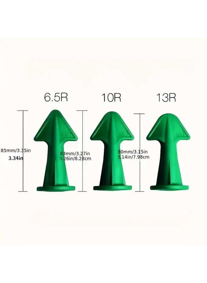 3pcs Green Grout Nozzles For Sealant Precision Tile Joint Tools Durable Indoor Outdoor Use - Image 3