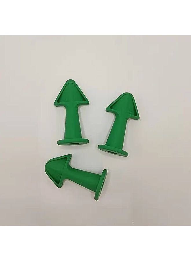 3pcs Green Grout Nozzles For Sealant Precision Tile Joint Tools Durable Indoor Outdoor Use - Image 1
