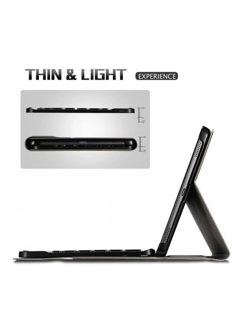 General - Backlit Keyboard Case for Xiaomi Poco Pad 12.1 Inch (2024) with Stylus and Mouse Multi-Gesture Touchpad Magnetic Detachable Keyboard - Image 1