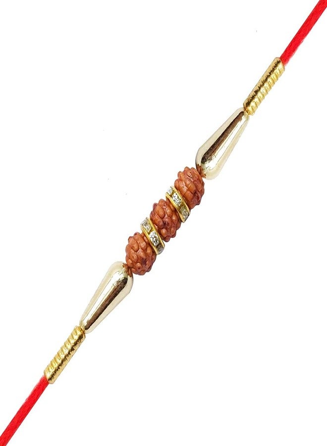 YouBella Mens Rakhi for Brother Jewellery Designer Bracelet Rakhi Set Combo of 5 for Brother, Rakhee for Bhaiyya/Bhai/Brother - Image 5