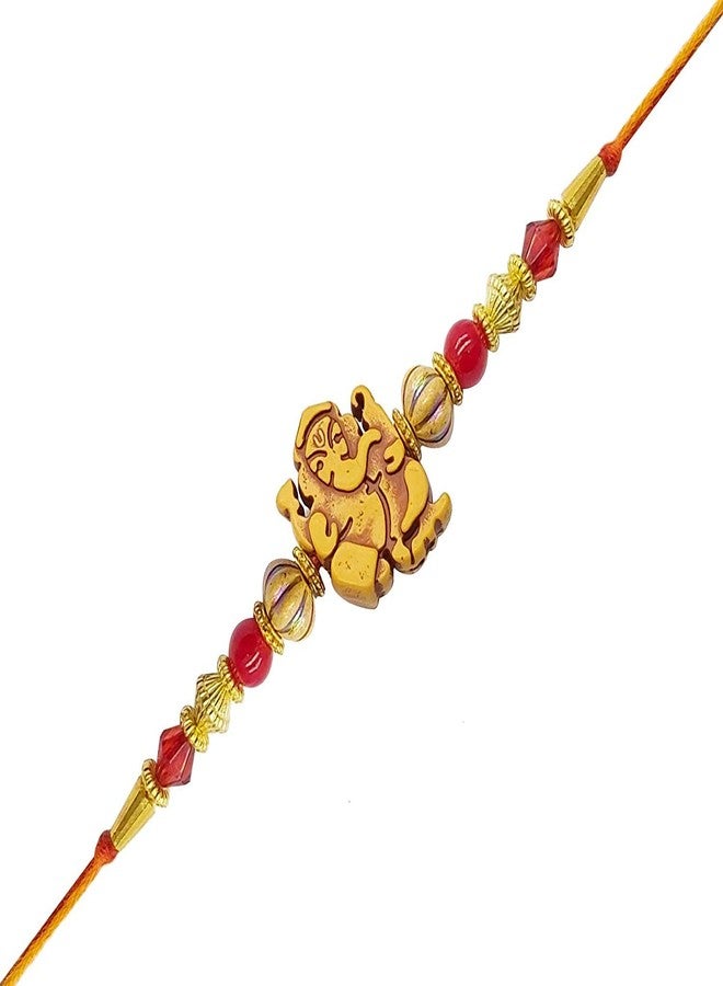 YouBella Mens Rakhi for Brother Jewellery Designer Bracelet Rakhi Set Combo of 5 for Brother, Rakhee for Bhaiyya/Bhai/Brother - Image 2
