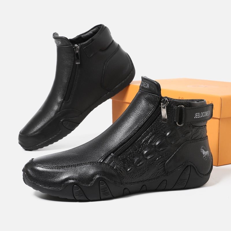 Warm Leather Martin Boots - Image 1