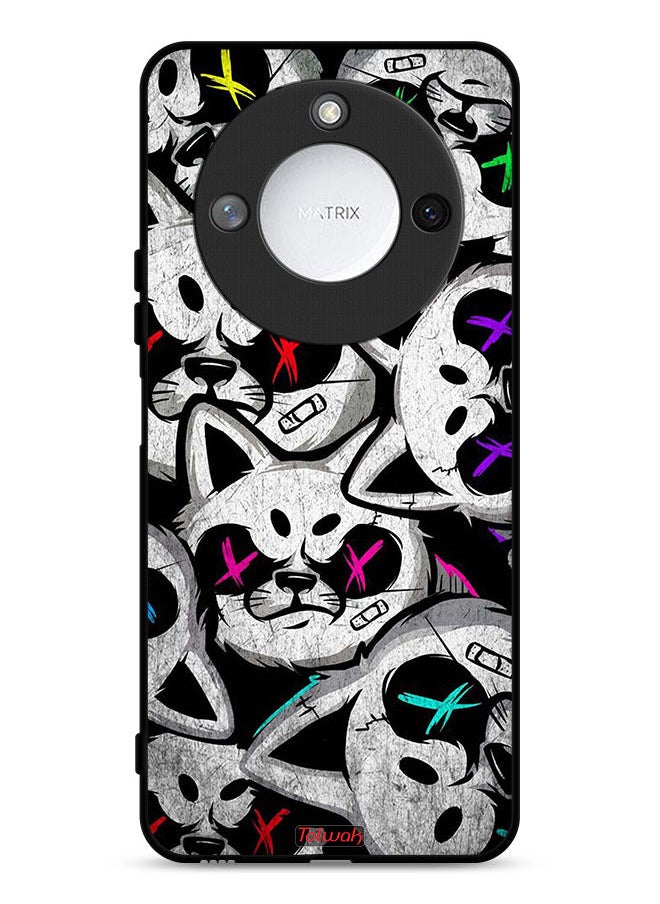 Tolwak Honor X9c Smart 5G Protective Case Cover Marshmallow Cats  - Image 1