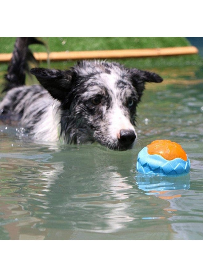 Big Rubber Durable Led Floating Ball With Squeaker Sound Chew Toy Ideal For Chewing And Playing Dogs And Puppies (Multicolor) - Image 4