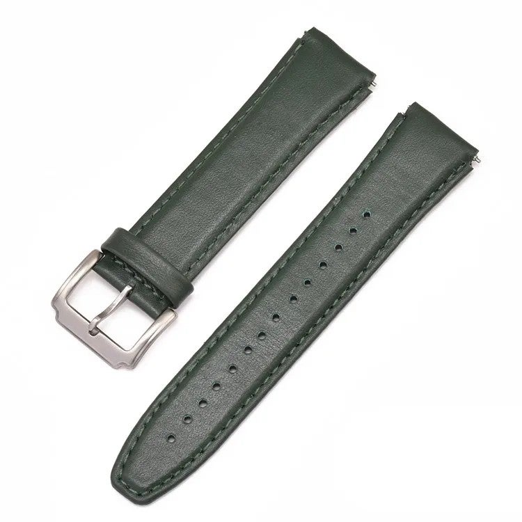 Bluejw 18mm Genuine Leather Watch Band with Quick Release Pins – Replacement Strap for Huawei B5 Watch, Easy to Replace the Watch Strap - Image 1