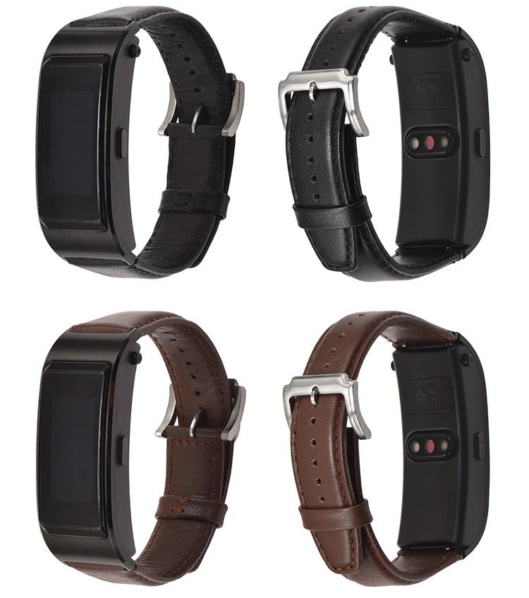 Bluejw 18mm Genuine Leather Watch Band with Quick Release Pins – Replacement Strap for Huawei B5 Watch, Easy to Replace the Watch Strap - Image 4