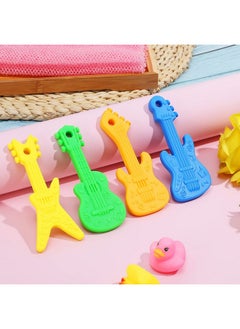 Meartchy 4 Pack Baby Teething Toys, Cartoon Guitar Teether Toys For Baby Infants, Silicone Chew Toy For Babies 0-24 Months  - Image 4
