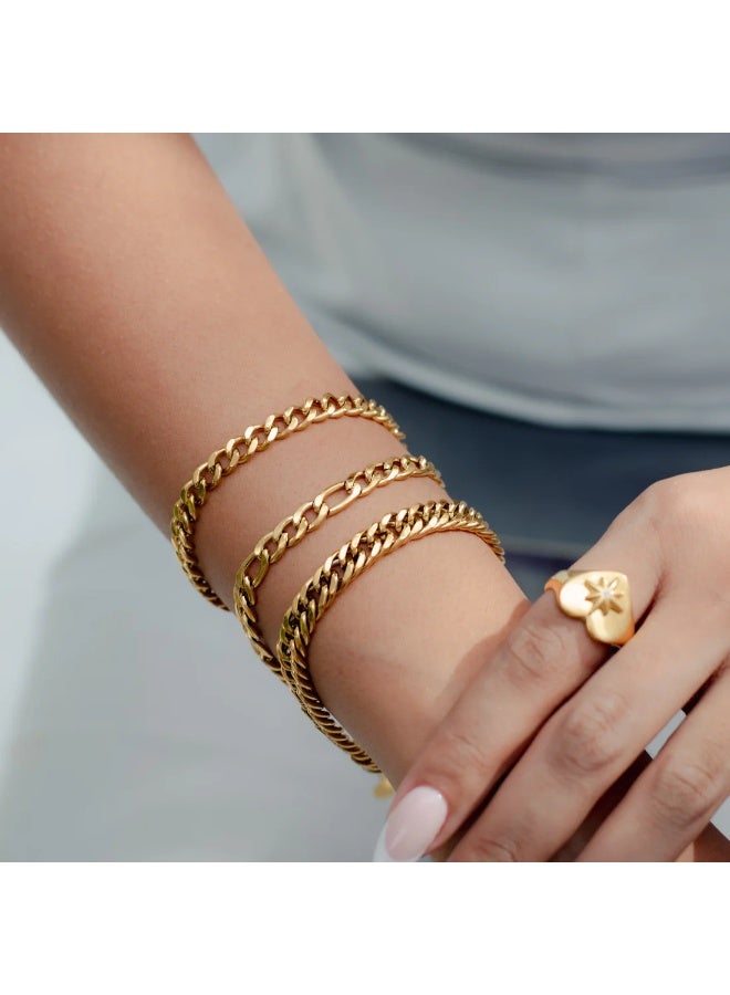 Luxury Gold-Plated Women’s Bracelet – Elegant Adjustable Chain Bracelet for Everyday Wear & Special Occasions  - Image 2
